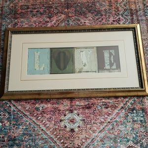 BEAUTFUL PICTURE FRAME WITH "LOVE" THEME🌺